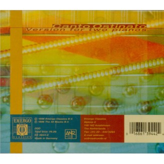 TEN HOLT - Wieringa - Canto ostinato (Version for two pianos) Version for two pianos..